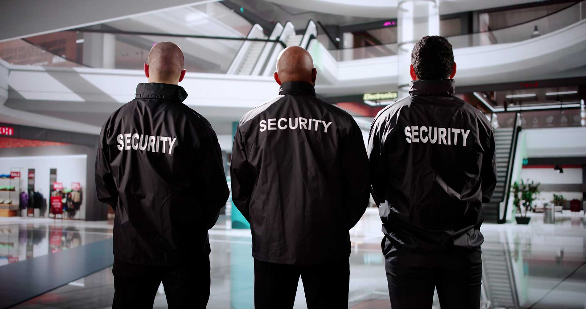 security guards inside a facility